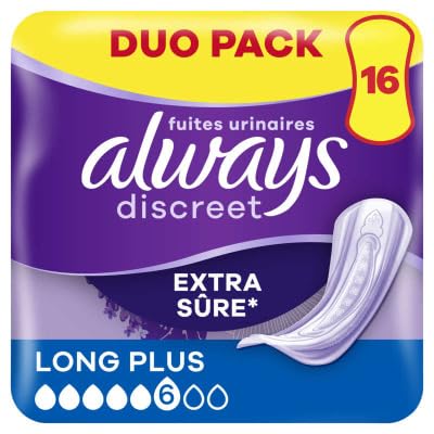 Always Discreet Toallas Para Fugas Urinarias Mujeres Largo... - Bricolage & Outils Amazon Espagne à 4.70€