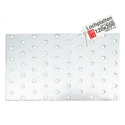 LUN FIX Lochplatte Flachverbinder 120x200 mm 2 mm... - Bricolage & Outils Amazon Allemagne à 1.34€