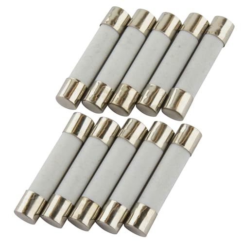 SeKi Lot de 10 fusibles en céramique 8 A, 6 x 30 mm... - Bricolage & Outils Amazon France à 5.90€