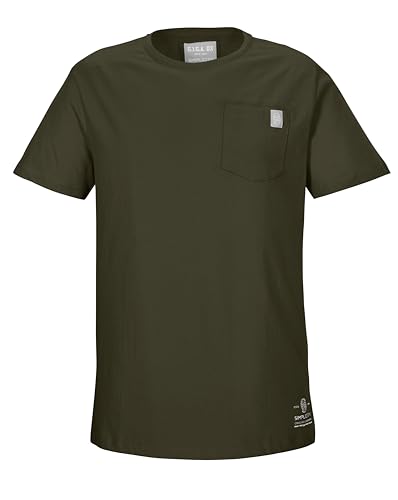 G.I.G.A. DX Hombres Camiseta GS 43 MN TSHRT Gots, Green, M... - Bon plan à 9.40€