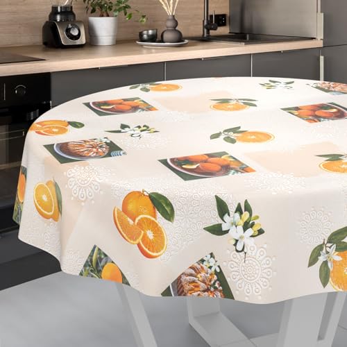 ANRO Nappe en Toile cirée Lavable, pour Table de Jardin... - Maison & Cuisine en promo à 14.75€