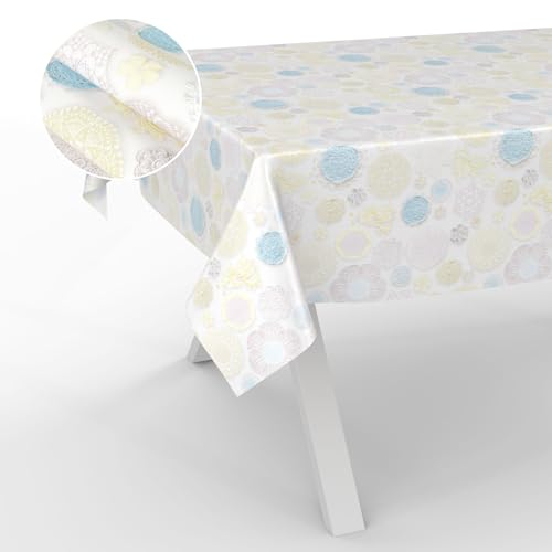 ANRO Nappe en Toile cirée, Lavable, pour Table de Jardin... - Maison & Cuisine Amazon France à 17.18€