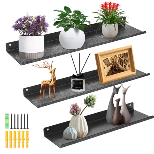 himaly Metal Wall Shelf, Floating Shelves, Wall Mounted... - Amazon Royaume-Uni à 5.76€