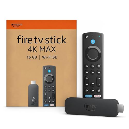 Amazon Fire TV Stick 4K Max (Newest gen), supports Wi-Fi... - High-Tech & Électronique en promo à 44.99€