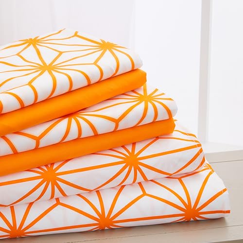 Elegant Comfort Parure de lit 4 pièces Douce à Motif... - Maison & Cuisine Amazon France à 31.80€