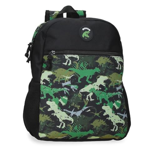 Movom Raptors Mochila Escolar Negro 27x33x11 cms Poliéster... - Amazon Espagne à 9.05€