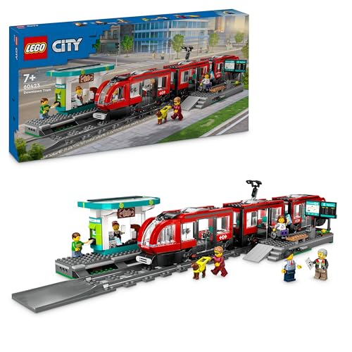 LEGO City Le Tramway et la Station du Centre-ville... - Jouets & Jeux Amazon France à 62.90€