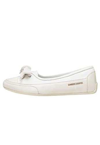 Candice Cooper Ballerines en Cuir tamponné, Blanc- 34 - Sports & Fitness Amazon France à 72.50€