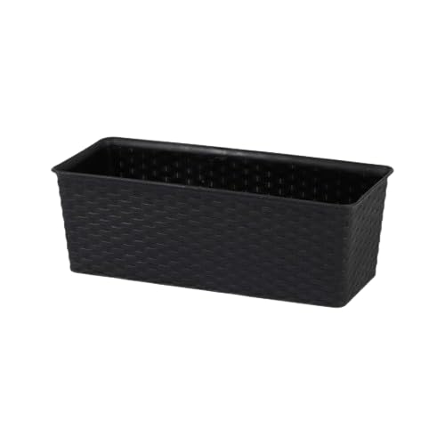 GARDEN & PLASTIC - FIORIERA IN PLASTICA EFFETTO RATTAN... - Jardin & Extérieur en promo à 9.00€