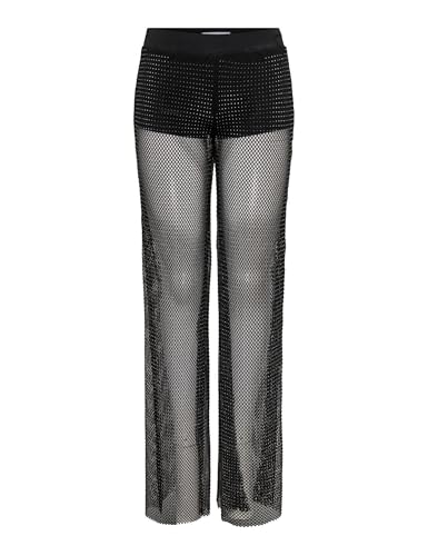 ONLY ONLTORVI MW Wide-MW Rhine Pant XT PNT, Noir/détails :... - Maison & Cuisine Amazon France à 21.63€