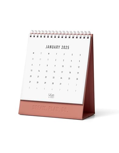 Letts of London Conscious 2025 Desk Calendar - clay - Maison & Cuisine Amazon Royaume-Uni à 2.17€