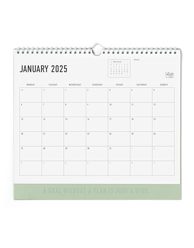 Letts of London Conscious 2025 Wall Calendar - sage - Office Supplies Amazon UK à 2.70€