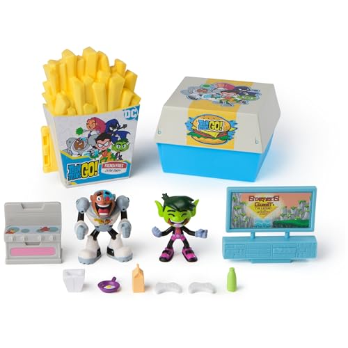 Teen Titans Go! Kitchen Chaos Dis-Play Set with Beast Boy... - Jouets & Jeux en promo à 6.24€