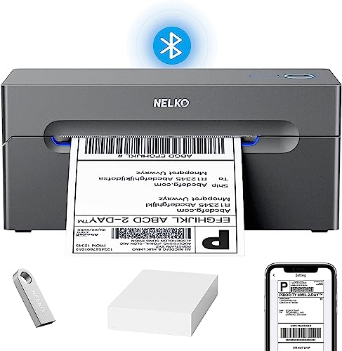 Nelko Bluetooth Thermal Label Printer, Wireless 4x6... - High-Tech & Électronique Amazon Royaume-Uni à 59.99€