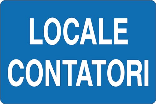 GLOBAL CARTELLO SEGNALETICO - LOCALE CONTATORI - Adesivo... - Amazon Italie à 1.00€