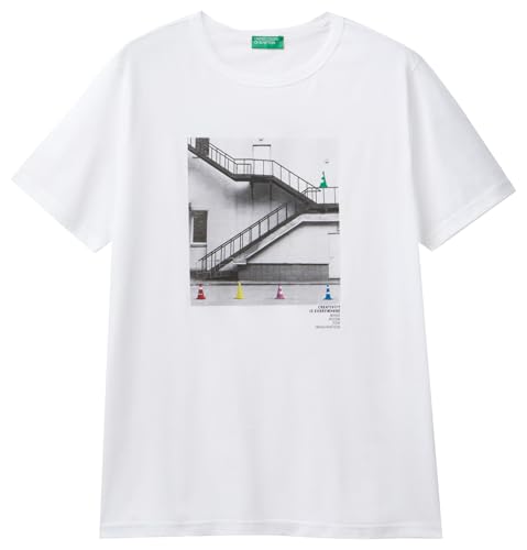 United Colors of Benetton Camiseta, Color Blanco., XXL - Sports & Fitness Amazon Espagne à 15.39€