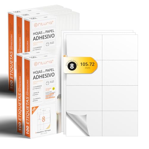 A4-Bögen mit weißen selbstklebenden Etiketten, Erstellen... - Maison & Cuisine Amazon Allemagne à 37.76€