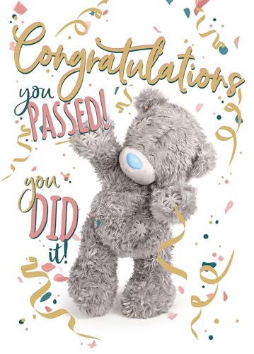 Me To You Tatty Teddy Grußkarte Congratulations You... - Amazon Allemagne à 4.59€