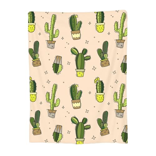 VODRM Cactus Blanket for Adults Cute Succulents Blossom... - Maison & Cuisine Amazon Royaume-Uni à 3.00€