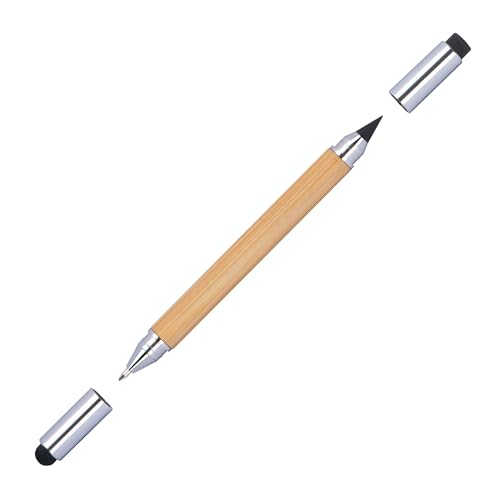 2in1 Touchpen Kugelschreiber und endlos Mine aus Bambus - Fournitures Bureau en promo à 1.19€