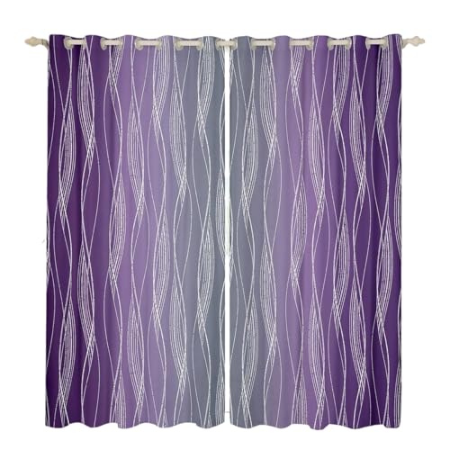 Homewish Ombre Girls 46" Wx72 L Blackout Curtains Gradient... - Maison & Cuisine Amazon Royaume-Uni à 9.99€