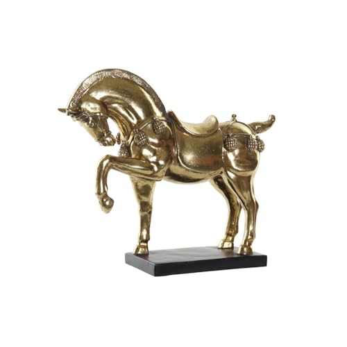 FIGURA RESINA 29X9X25 CABALLO DORADO - Sports & Fitness Amazon Espagne à 13.78€