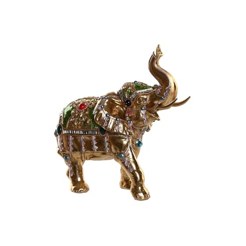 FIGURA RESINA 24X12X23,5 ELEFANTE DORADO - Toys & Games Amazon Germany à 11.07€