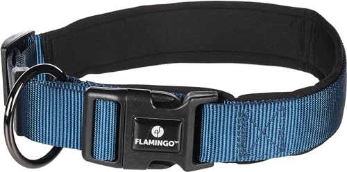 Flamingo Collar Abbi Azul XL 55-60CM 32MM - Animalerie en promo à 4.99€