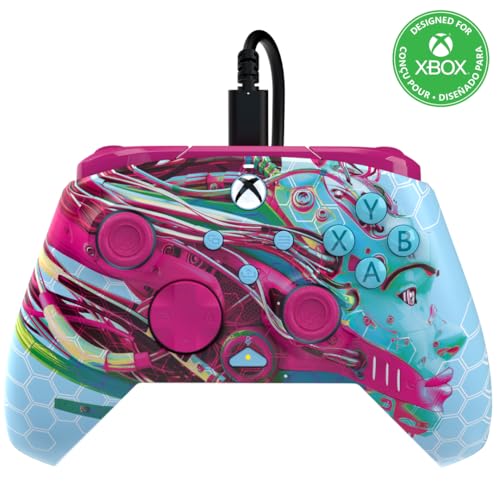PDP Xbox REMATCH GLOW Wired controller ANDROID DREAMS - Jeux Vidéo & Consoles en promo à 24.99€