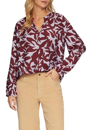 s.Oliver Strukturierte Viskose-Bluse mit All-Over-Print - Bricolage & Outils en promo à 27.99€