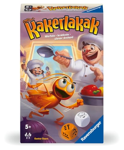 Ravensburger 22446 Kakerlakak Jeu Cadeau pour 2 à 4... - Jouets & Jeux Amazon France à 9.62€