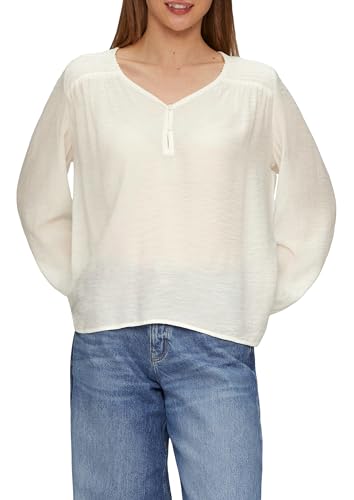 s.Oliver Strukturierte Bluse aus Viskosemix mit Smok Details - DIY & Tools Amazon Germany à 18.46€