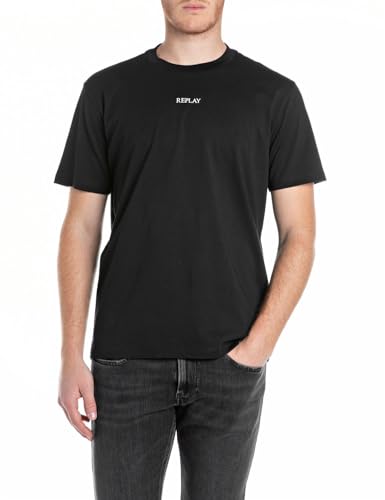Replay Camiseta para Hombre, 098 Negro., XS - Jouets & Jeux Amazon Espagne à 13.32€