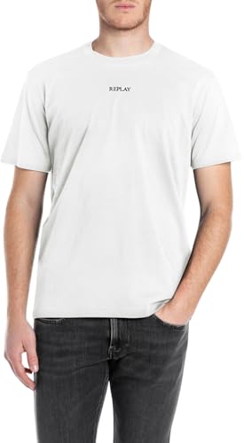 Replay Camiseta para Hombre, 011 Natural White, M - Jouets & Jeux Amazon Espagne à 12.25€