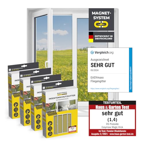 EASYmaxx Fliegengitter für Fenster mit Magic Click |... - Sports & Fitness Amazon Allemagne à 29.61€