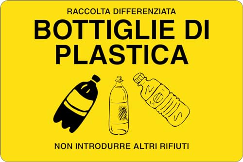 GLOBAL CARTELLO SEGNALETICO - BOTTIGLIE DI PLASTICA... - Maison & Cuisine Amazon Italie à 2.49€