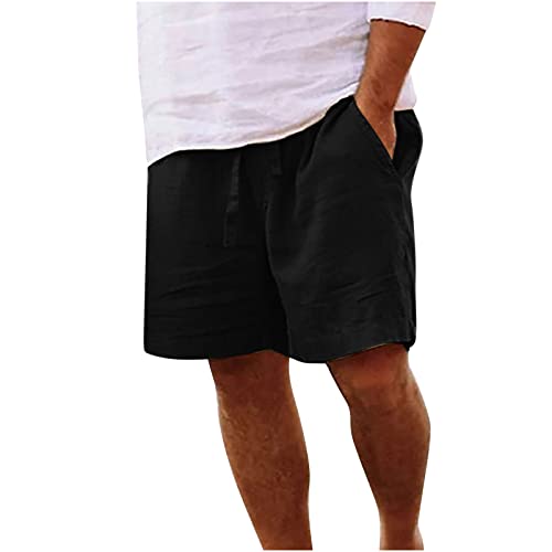 2024 Pantalones Corto Hombre Algodón y Lino Verano Casual... - Sports & Fitness Amazon Espagne à 0.98€