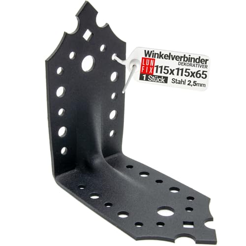 Connettore angolare decorativo nero verniciato a polvere... - Amazon Italie à 1.89€