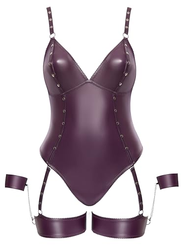 Cottelli BONDAGE Body da Donna Viola XL - Nouvelle promo Amazon à 27.59€