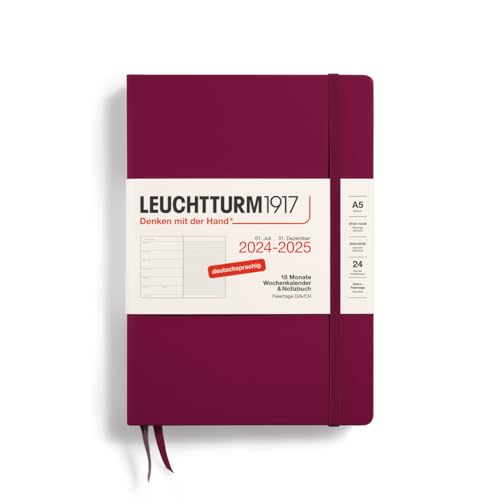 LEUCHTTURM1917 370615 Agenda semanal y cuaderno 2025... - Amazon Espagne à 14.24€