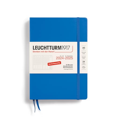 LEUCHTTURM1917 370637 - Agenda settimanale accademica 2025... - Fournitures Bureau Amazon Italie à 8.86€