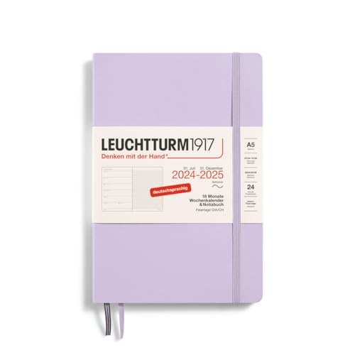 LEUCHTTURM1917 370620 - Agenda settimanale 2025, formato... - Fournitures Bureau en promo à 13.20€