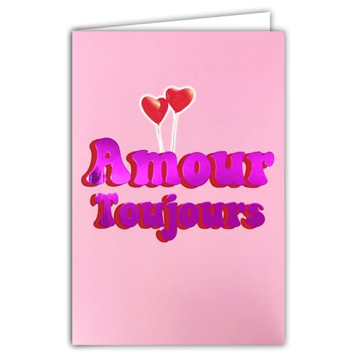 69-9048 Card Love Always Words in Shiny Pink 2 Balloons in... - Sports & Fitness Amazon Royaume-Uni à 2.07€