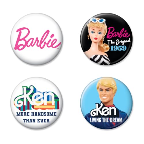 Ata-Boy Barbie - Juego de cuatro botones coleccionables de... - Jouets & Jeux Amazon Espagne à 30.81€