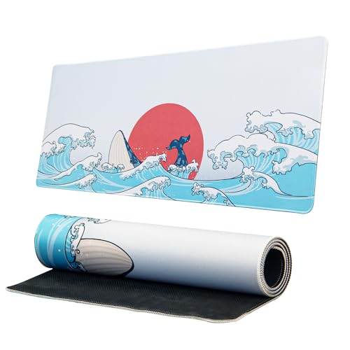 XVX Japanese Sea Wave Large Mouse Pad for Desk, Desk Mat... - High-Tech & Électronique Amazon Italie à 5.81€