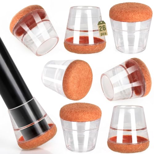 Euqvunn 26PCS Chair Leg Floor Protectors with Felt Pads –... - Maison & Cuisine Amazon Royaume-Uni à 5.75€