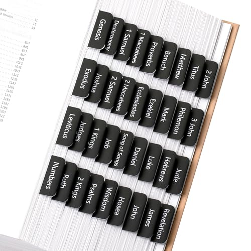 Mr. Pen - Bibel-Tabs, 75 Registerkarten, schwarz... - Fournitures Bureau Amazon Allemagne à 2.24€