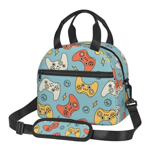 Lunchtasche mit Videospiel-Controller-Hintergrund... - Maison & Cuisine Amazon Allemagne à 1.26€