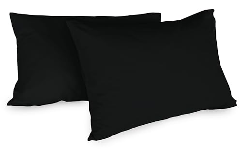 Zer0bed, Coppia Di Federe In Cotone 52x80 CM, Nero, Set Di... - Maison & Cuisine en promo à 9.90€