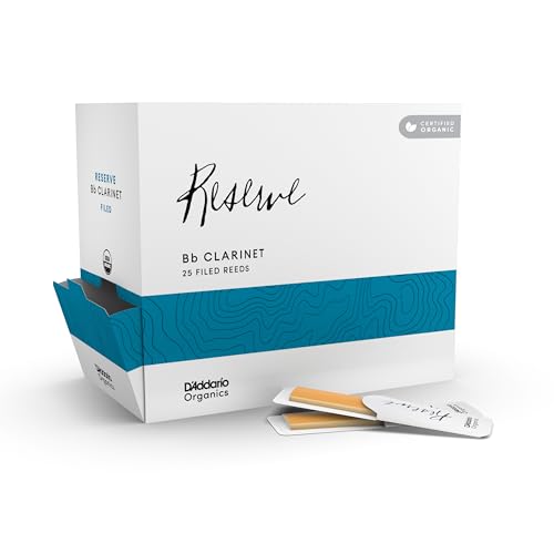 D'Addario Organic Reserve Bb Clarinet Reeds - Reeds for... - Sports & Fitness Amazon UK à 15.01€